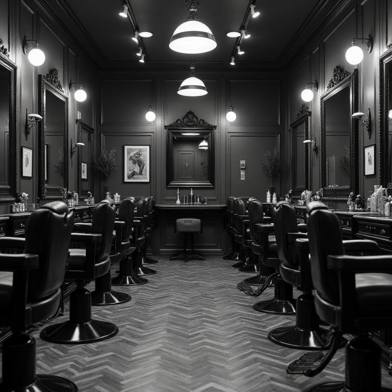 Interior da Prime Cut Barbearia